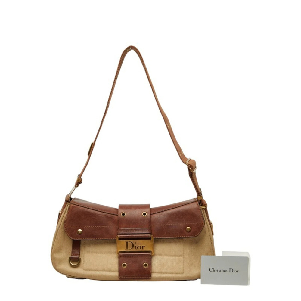 CHRISTIAN DIOR Brown Leather Shoulder Bag - Picture 13 of 13